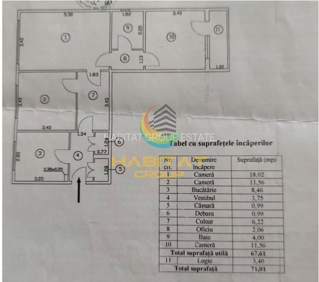 3 camere Brancoveanu Petrom mobilat utilat centrala termica - 8