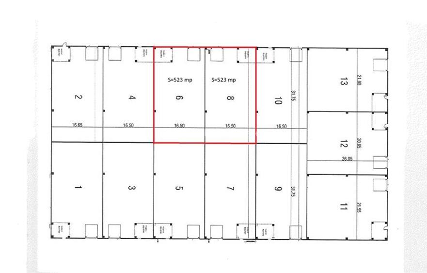 Hala de inchiriat, 1100 mp , Timisoara exterior NORD - 8