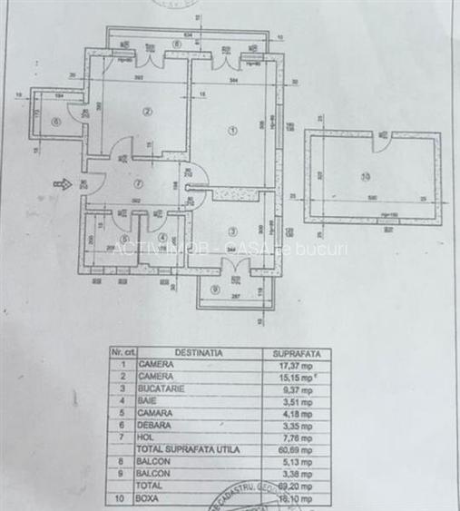 3 Camere, Eroii Revolutiei, Locuinta sau Birou, Centrala proprie, Parcare, 2 min - 19
