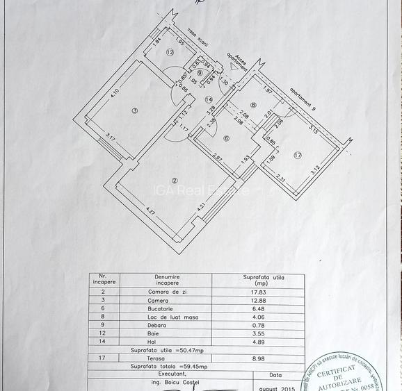 Oportunitate! 2 camere spațios + terasă generoasă + parcare | Tomis Plus | - 9