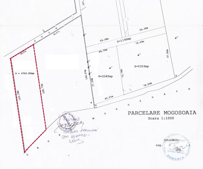 Teren dezvoltare 4763 pe malul Lacului Mogosoaia deschidere 40 metri - 3