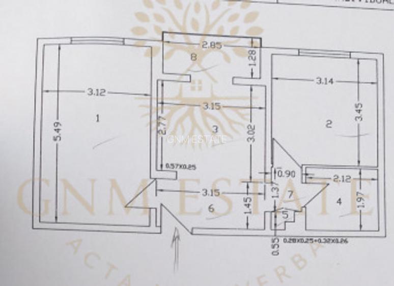 2 Camere Et.7/8 Decomandat An constructie 1986 Metrou Lujerului - 10