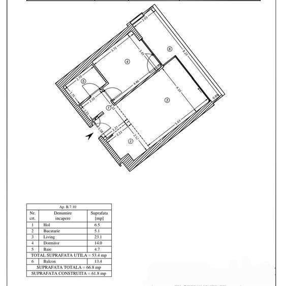 Apartament 2 camere, zona Floreasca, Yacht Kid - 16