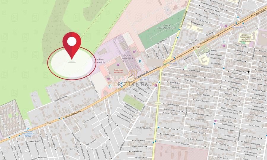 Teren cu autorizatie de constructie, 6226mp, Sos.Alexandriei, Sector 5 - 12