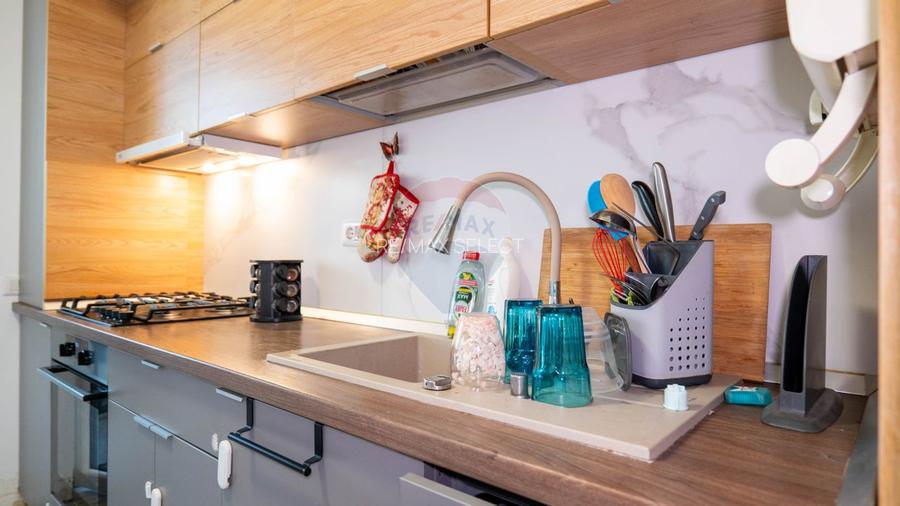 Dobroesti - vanzare apartament 2 camere mobilat complet, cu terasa - 12
