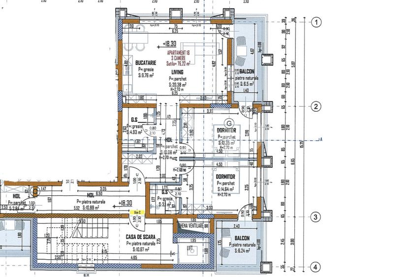 COMISION 0, Apartament 3 camere, Bloc Nou, Siretului, Cluj - 2