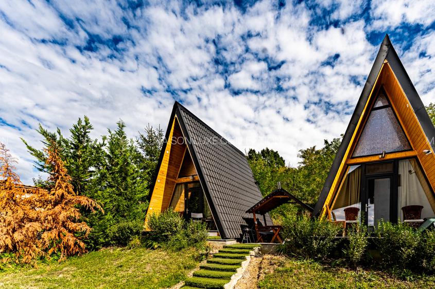 Com 0% Vilă turistică cu 8 camere +căsuțe A-frame, teren 5575 mp Călimănești VL - 11