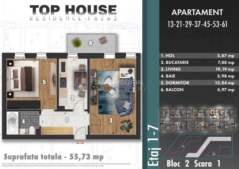Apartament 2 camere, decomandat si spatios, langa parc Tudor Arghezi - 6