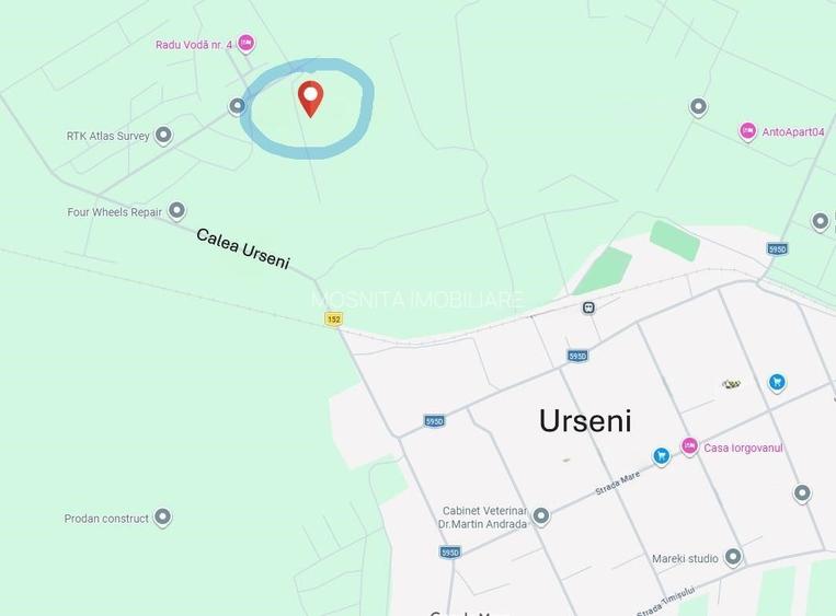 Teren 717mp pe colț în Urseni | P+2E+M | 61 €/mp - 4