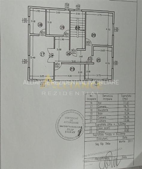 3 Camere - Etaj 1 - Mobilat Utilat - Gata de mutat - 19