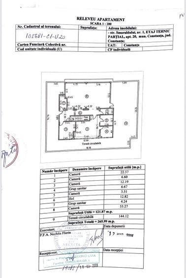 Apartament 121 mp cu terasa 140 mp zona Campus  - 7