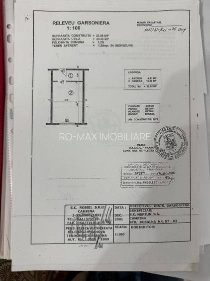 Garsonieră 24 mp - renovată, mobilată și utilată complet - Campina - 13