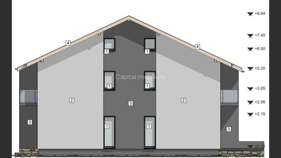 Duplex spatios 4 camere, Tauții-Măgherăuș 0%Comision - 8