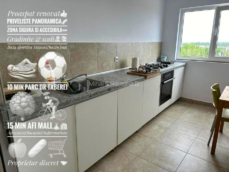 Ap 3 camere renovat, prima inchiriere, Dr Taberei/stad STEAUA, vedere panoramica - 7