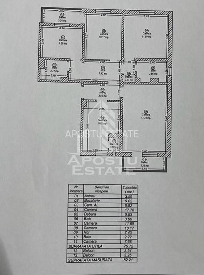 Apartament 4 camere complet renovat, etaj3, zona Baba Dochia Timisoara - 20