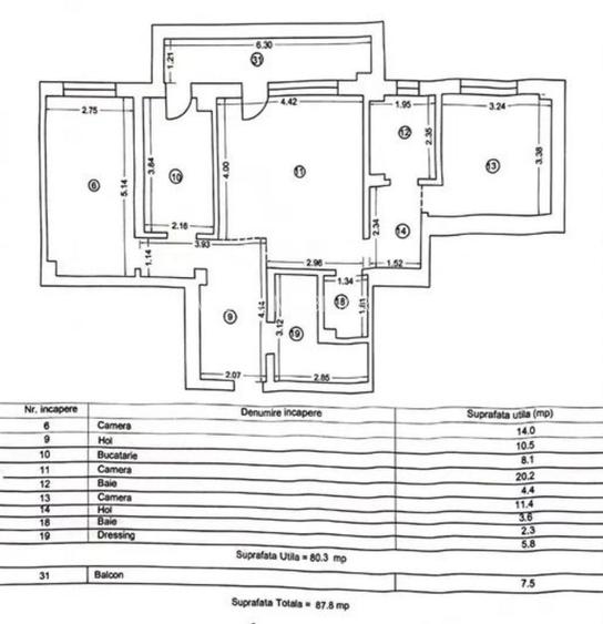 Apartament 3 camere decomandat Tomis Plus - 8