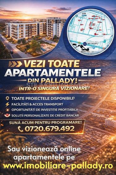 2 camere studio cu pret de garsoniera, Pallady,OPORTUNITATE - 8