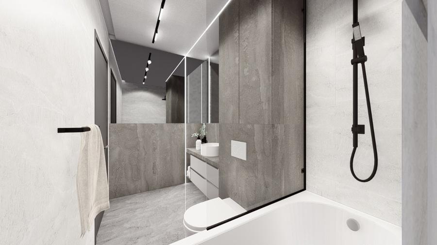 Apartament 2 camere-Str Cuza Voda-S=63.44 mp-et 1