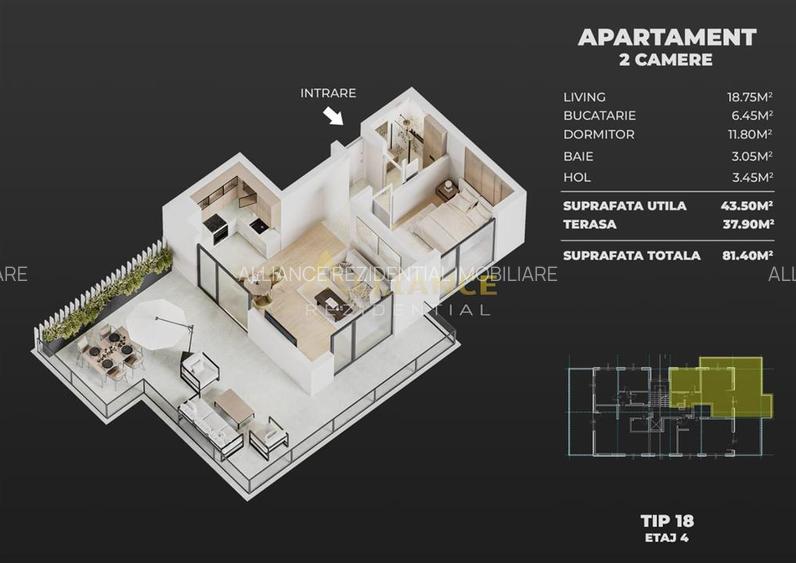 Proiect Nou-Popesti- Apartament 2 Camere - 8