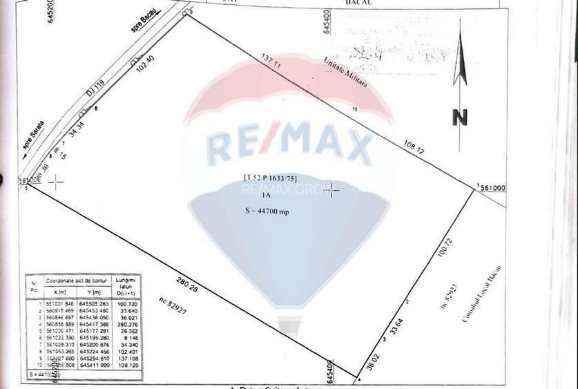 Teren intravilan de inchiriat 44700 mp langa centura Bacaului - 7