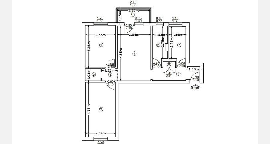 Apartament 3 camere Alexandru cel Bun - 7