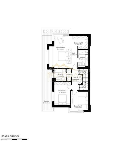 Vila cu 5 camere  *366mp* / Curte privată *315mp* / Pipera - Lake View - 2