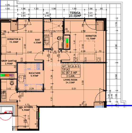 VANZARE 3 CAMERE // ONE FLOREASCA TOWERS // DIRECT DEZVOLTATOR - 1