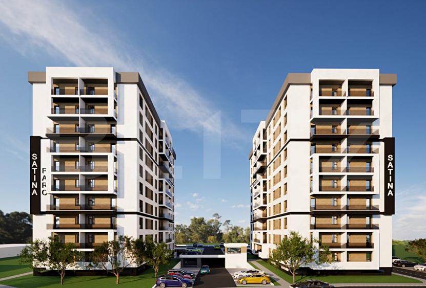 Comision 0% la cumparator! Apartament 2 camere, 63 mp, Satina Park