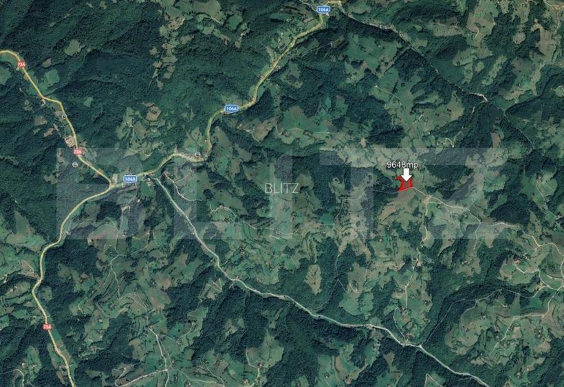Teren 9648 mp, priveliste superba, Poiana Marului! - 3
