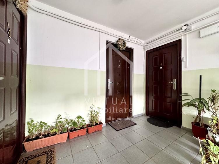 Mansarda cu 3 camere, 67mp utili+ 2 balcoane, intabulata, Terezian