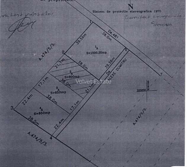 Teren intravilan de vânzare – Mogoșoaia, Strada Doinei – 849,3 mp - 2