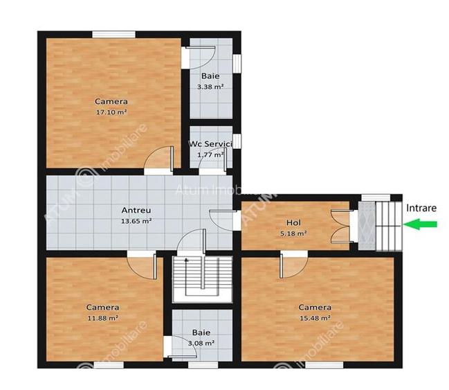 Casa individuala 3 camere garaj si teren 200 mp Calea Dumbravii Sibiu - 9