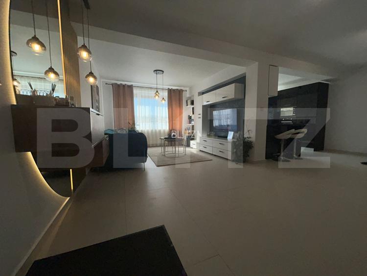 Apartament tip duplex, 100 mp, 4 camere, mobilat modern, curte + parcare Gherla - 2