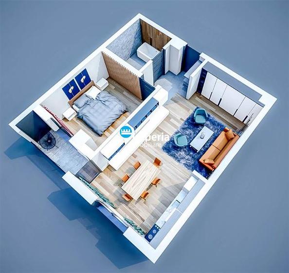 Apartament 2 camere, 53Mp Bucium - Visani