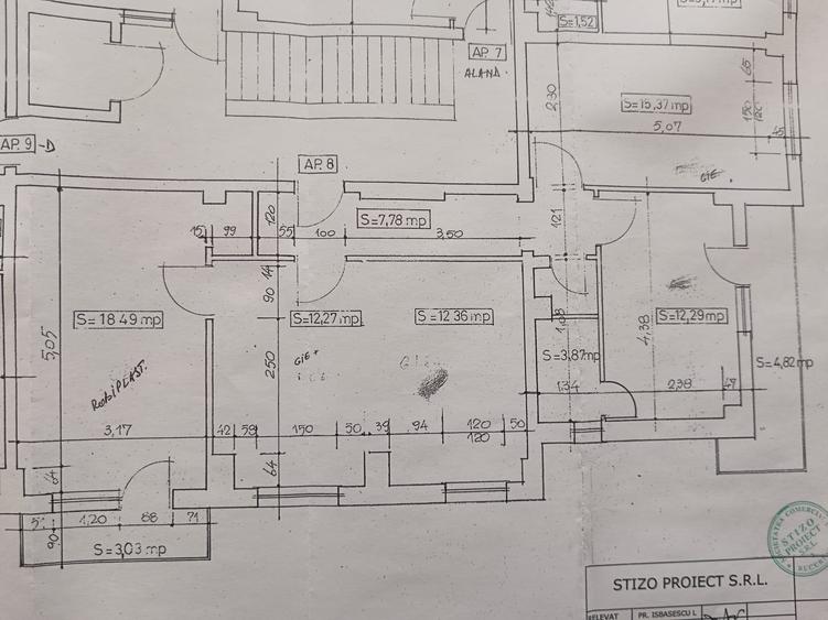 0% | Spațiu birouri 90 mpu, 4 camere decomandate, Bd. Gheorghe Șincai