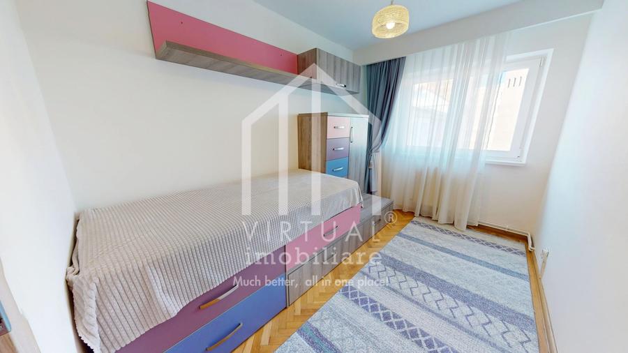 Ap cu 3 camere, 80mp utili+balcon, pivnita,renovat, Cal. Dumbravii