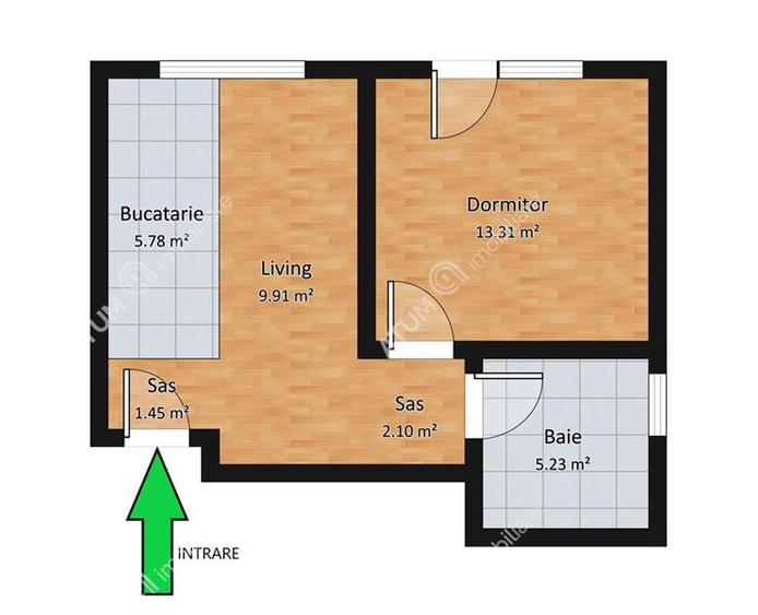 Apartament cu 2 camere si loc de parcare zona Turnisor in Sibiu