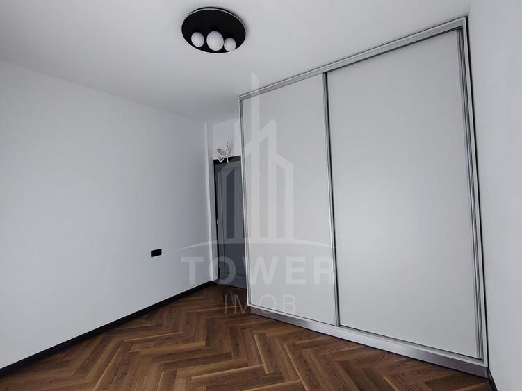 Apartament modern cu 3 camere, etaj 1, semimobilat – 55,8 mp utili