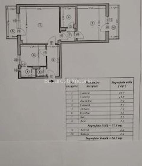 Apartament 2 Camere,Vitan,Mall,bl.1990,et.1/4,2 balcoane,Liber - 4