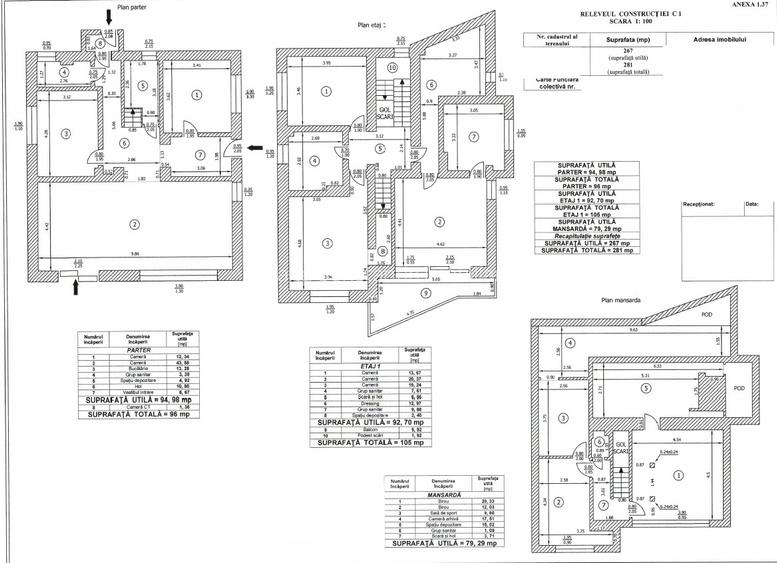 Casa Mogosoaia 10 camere - s.u. 280 mp - teren 620 mp - 30