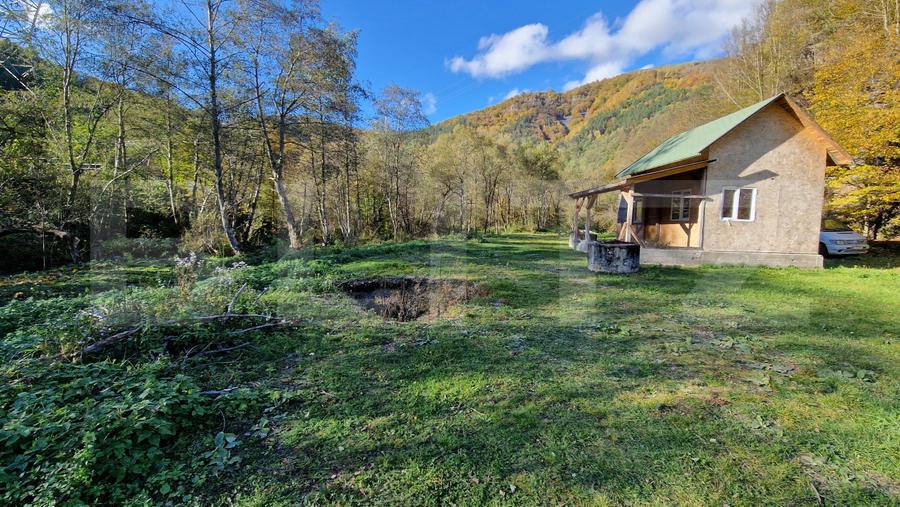 Teren extravilan de 1000mp, cabana, acces direct la pârâu, zona Lacul Tarnita
