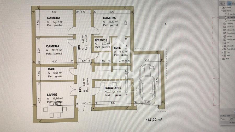 Casa de vanzare in Sibiu: 260mp, 740mp curte, zona Dealul Sibiului