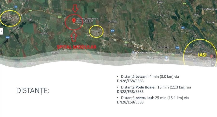 PROPRIETAR -Teren Letcani - vis-à-vis de Spitalul Modular - 34.001 M.P