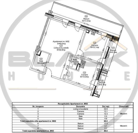 Apartament 3 camere, imobil nou, terasa, Zorilor - Frunzisului