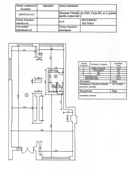 Spatiu comercial | Inchiriat 5 ani | Virtutii Park Residence | Investitie