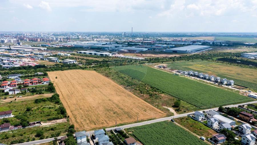 Vanzare teren intravilan 8,600mp Dragomiresti-Vale - langa A0 si A1