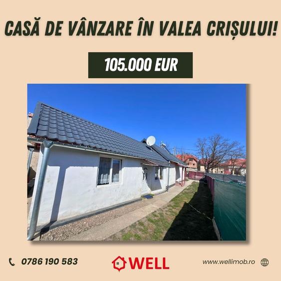Casă de vânzare în Valea Crișului!
