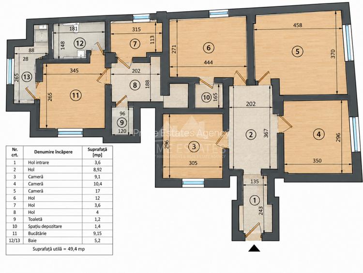 Casa individuala de inchiriat curte libera 100 mp Domenii Ion Mihalache - 2