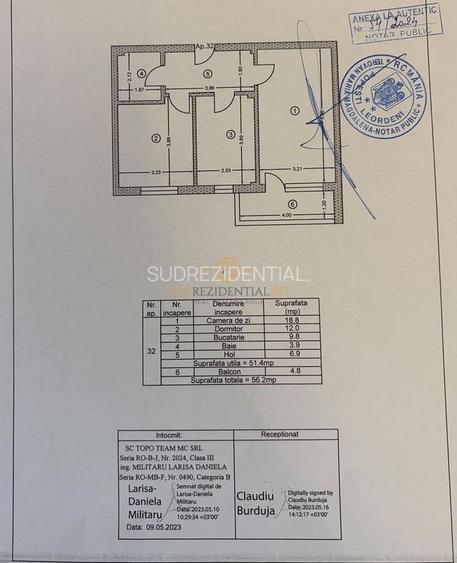 MUTARE RAPIDA! Apartament 2 camere decomandat, Popești-Leordeni, STB - 1