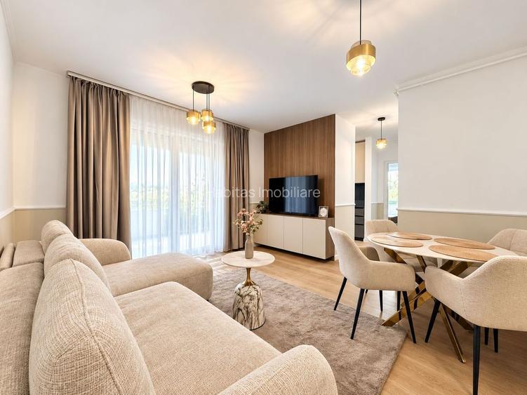 Apartament 3camere, et 1, finisat mobilat, zona str Somesului Floresti